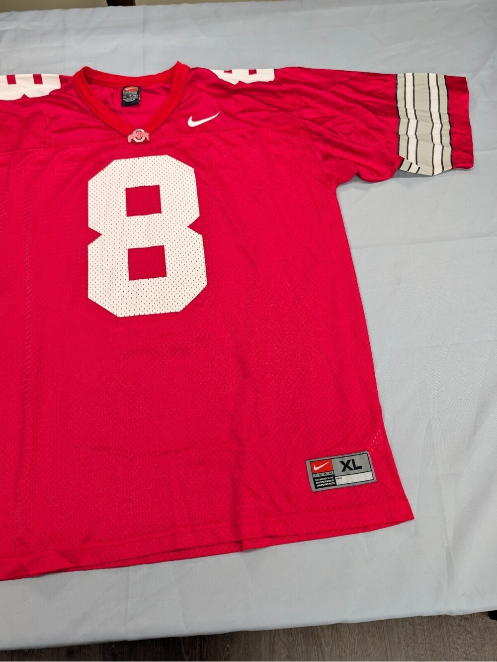 Ohio State Buckeyes Nike Team Jersey XL #8 Red Mesh Y2K